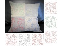 Stickserie - Christmas Backgrounds Quiltmotive